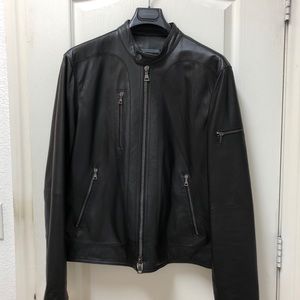 John Varvatos Collection Leather Jacket